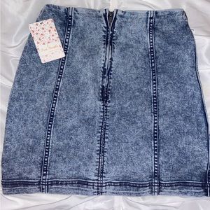 Free people Jean skirt